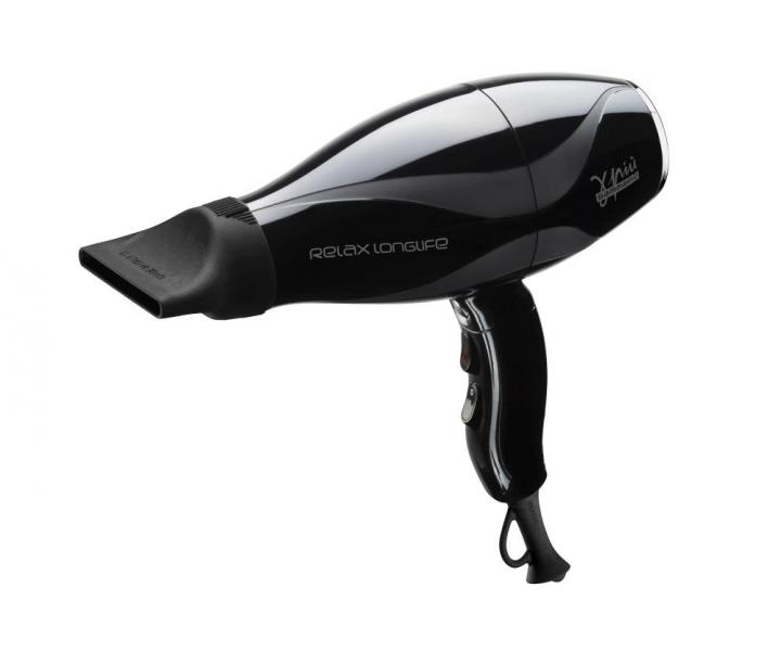 Fn na vlasy Gamma Piu Relax LongLife, ierny - 2200 W