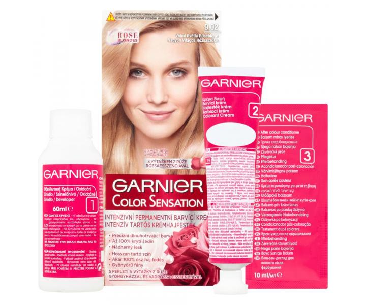 Permanentn� farba Garnier Color Sensation 9.02 ve�mi svetl� roseblond