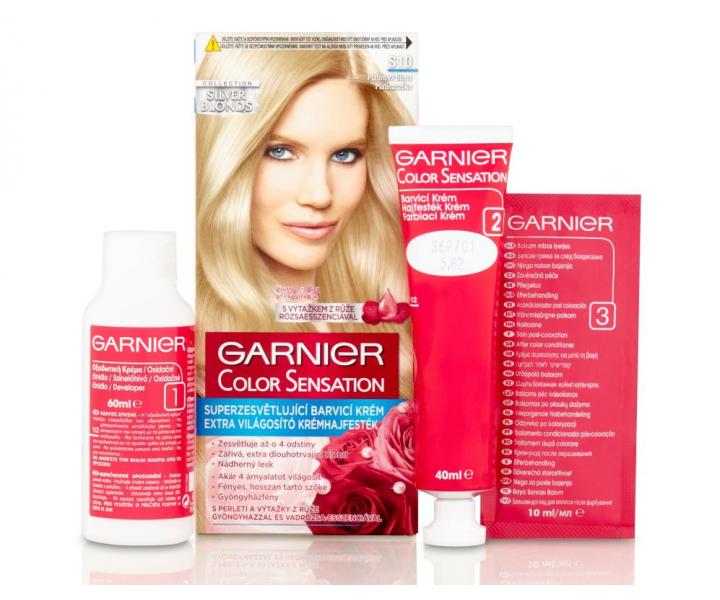 Superzosvetujci farba Garnier Color Sensation S10 platinov blond