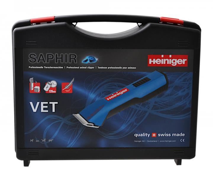 Profesionlny strojek na srs Heiniger Saphir - modr