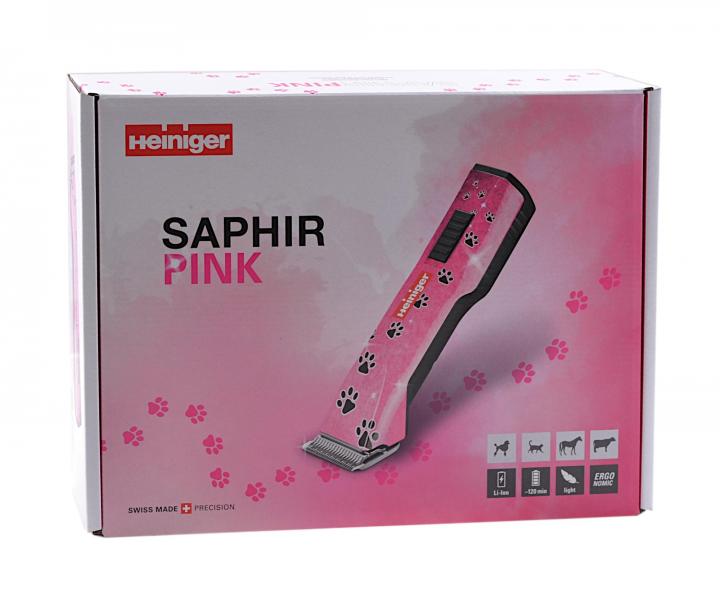 Profesionlny strojek na srs Heiniger Saphir Pink - ruov