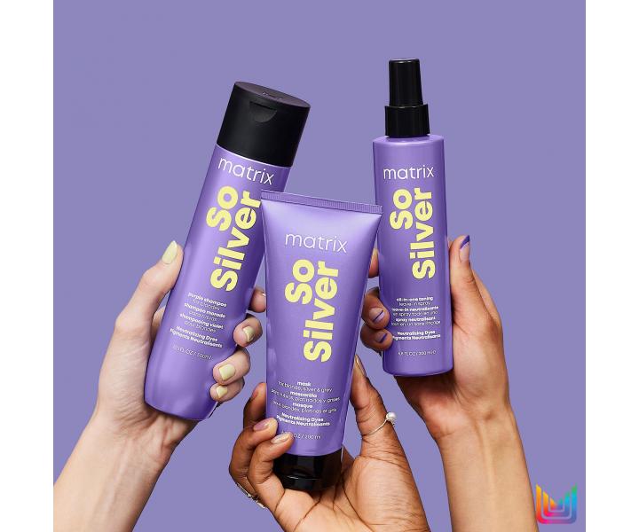 Kondicionr pre neutralizciu blond a melrovanch vlasov Matrix So Silver - 300 ml