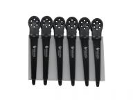 Kaderncka pltenka na strihanie Hairway - ierno-erven + karbnov klipsy do vlasov Hairway - 10 cm, ierne - 6 ks zadarmo