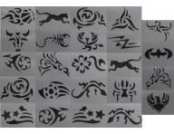 ablny pre ornamenty TATTOO, Sibel - Barburys - 24 ks vzorov