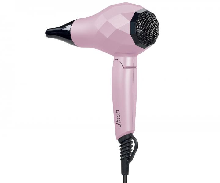 Cestovn� f�n na vlasy Ultron Mini Facette - ru�ov�, 1000 W