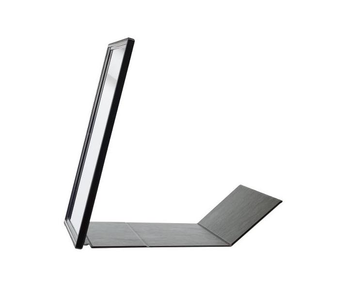 Skladacie kaderncke zrkadlo Sibel i-mirror ierne - 23,3 x 31,8 cm