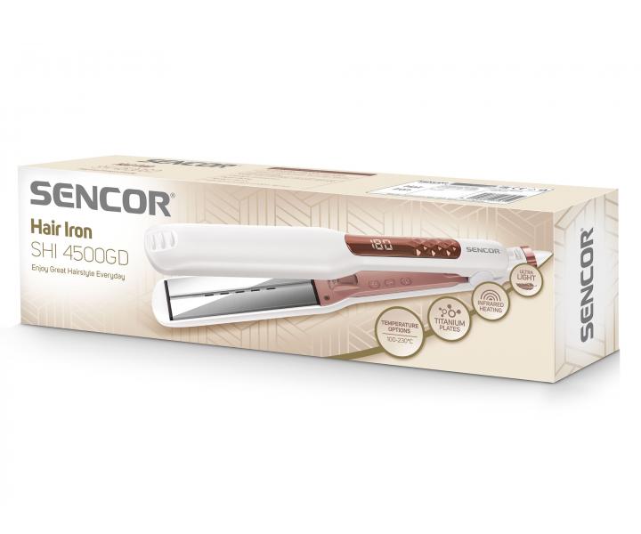 ehlika na vlasy Sencor SHI 4500GD - perleov biela / ruov
