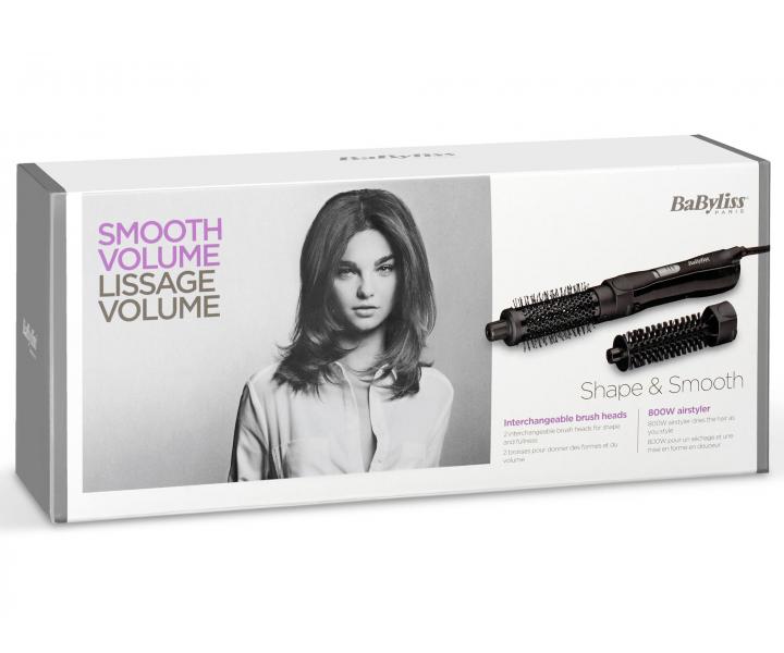 Teplovzdun kefa na vlasy BaByliss AS82E - ierna