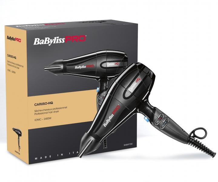 Profesionlny fn na vlasy Babyliss PRO Caruso-HQ Ionic - 2400 W - ierny