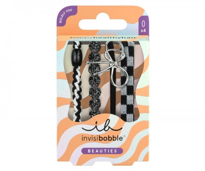 S�prava ozdobn�ch gumi�iek Invisibobble Beauties Rodeo Grunge - 4 ks