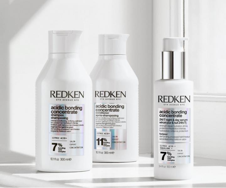 Sada pre pokoden vlasy Redken Acidic Bonding Concentrate - ampn + denn a non srum + tatika zadarmo