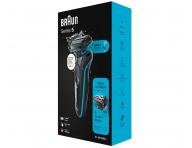Planetov holiaci strojek Braun Series 5 51-M1000s - ierno-tyrkysov