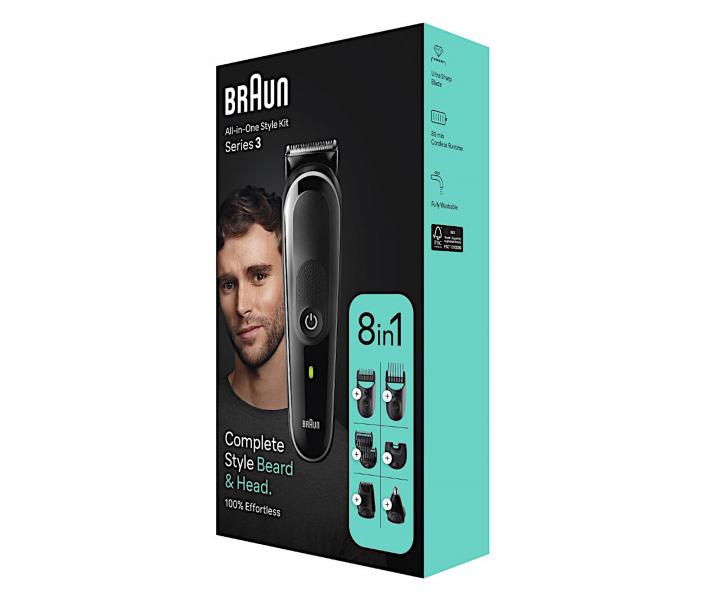 Multifunkn zastrihva Braun Series 3 MGK3440 - ierny
