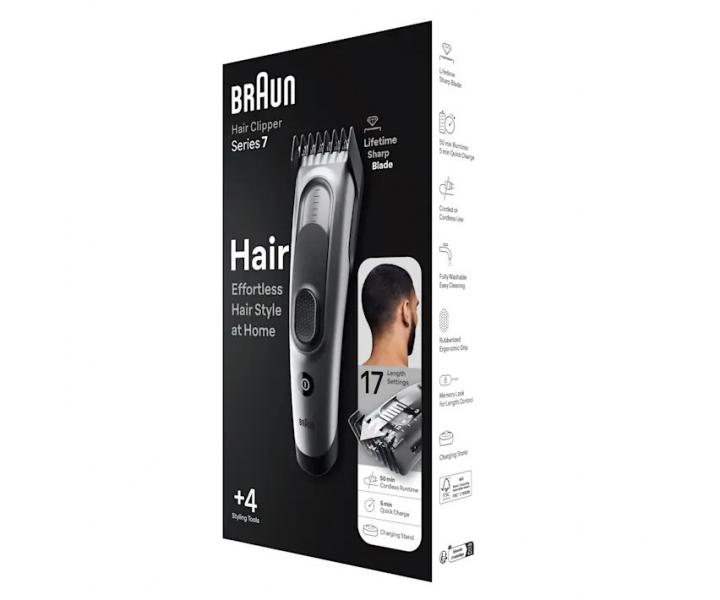 Zastrihva vlasov Braun Hair Clipper Series 7 HC7390 - ed