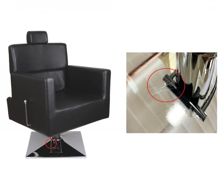 Kadern�cke Barber kreslo Detail Larry - �ierne (68) - II. akos� - odreniny na podstavci