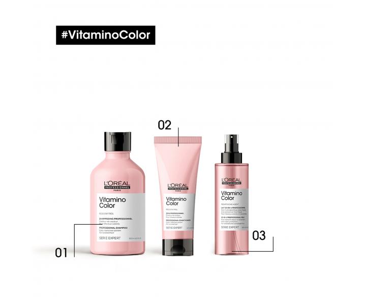 Šampón pre žiarivú farbu vlasov Loréal Professionnel Serie Expert Vitamino Color - 300 ml