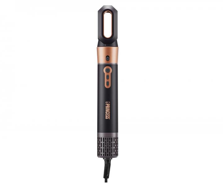 Multifunk�n� stylingov� kulmof�n so �iestimi nadstavcami Princess Airstyler Plus 529215  - 1000 W, �ierny