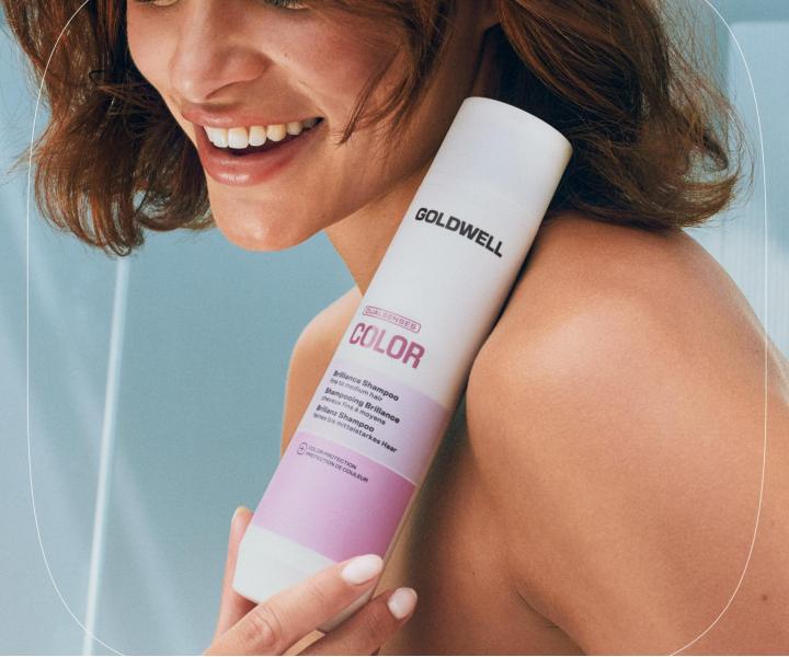 Rozjas�uj�ci �amp�n pre �iariv� farbu a lesk vlasov Goldwell Dualsenses Color Brilliance Shampoo - 250 ml