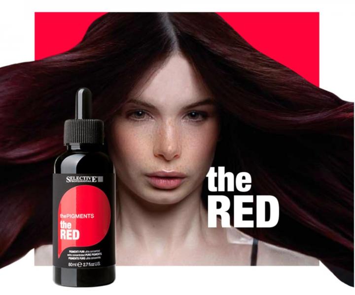 Ultra koncentrovan ist pigmenty Selective Professional ThePigments TheRed - 80 ml, erven