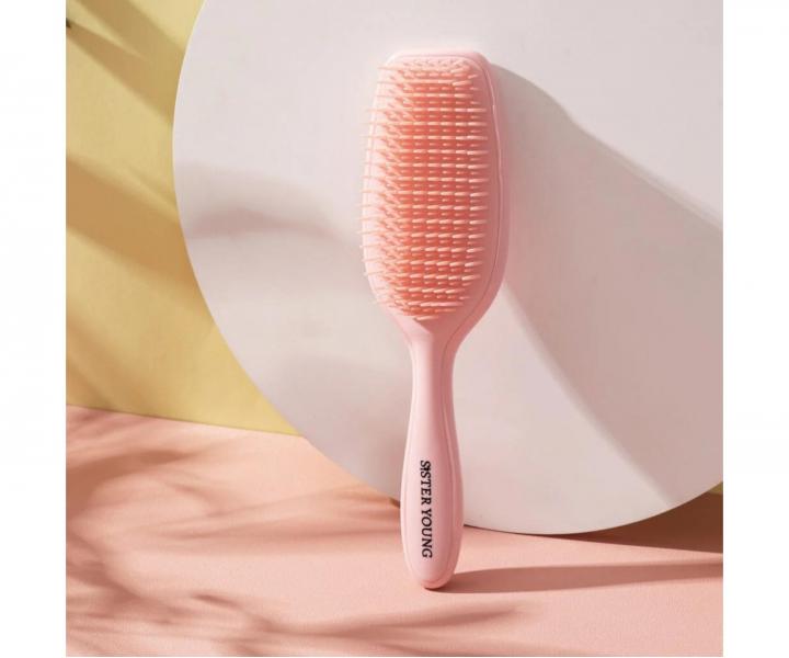 Kefa na roz�es�vanie vlasov Sister Young Ayla Hair Brush - svetlo ru�ov�