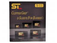 Proti�mykov� n�vleky pre strihacie stroj�eky Supreme Trimmer Pro Clipper Grip - �ierne, 5 ks