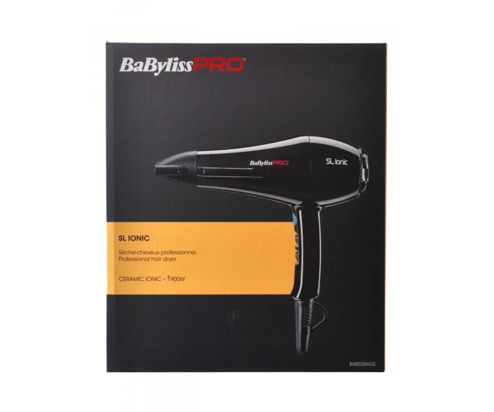 F�n Babyliss SL Ionic BAB5586GE - 1900W, �ierny leskl�