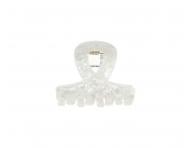 kripce do vlasov Invisibobble Clipstar M Pearly Frost - 2 ks, biely a ed s perleovm efektom