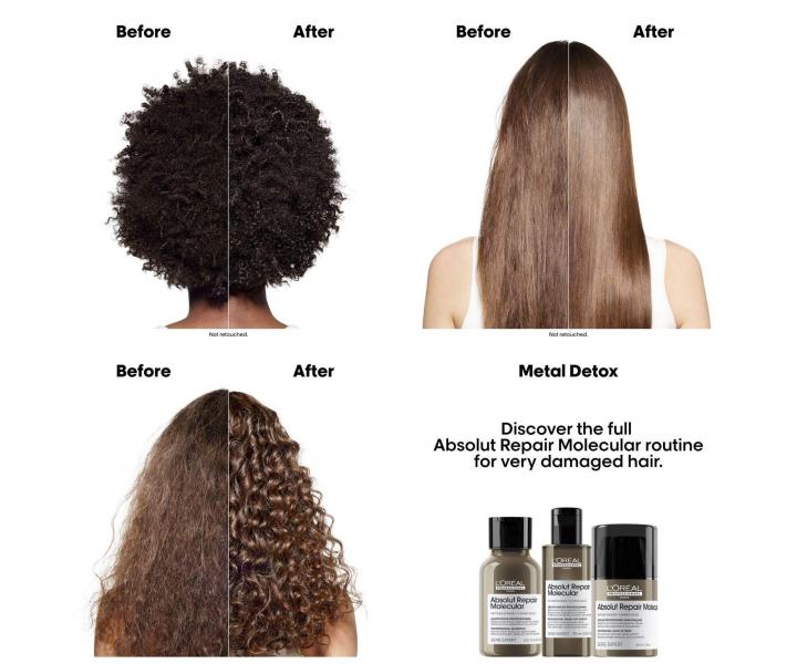 Cestovn� sada pre po�koden� vlasy Lor�al Professionnel Serie Expert Absolut Repair Molecular Repair & Strenght Hair Kit