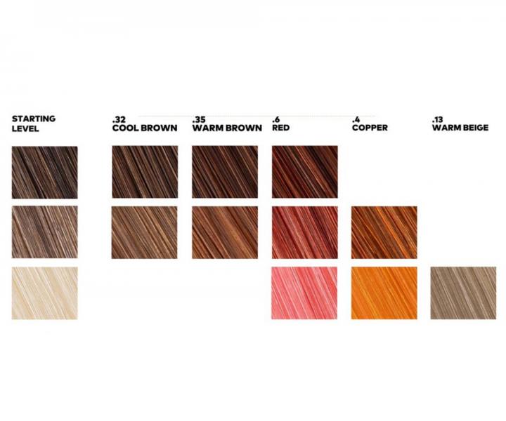 Vy�ivuj�ca maska s farebn�m pigmentom Yellow Professional Color Mask .35 Warm Brown - tepl� hned�, 200 ml