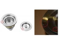 Um�vadlov� v�pus� na um�vadlo Detail - nerez - II. akos� - ryhy