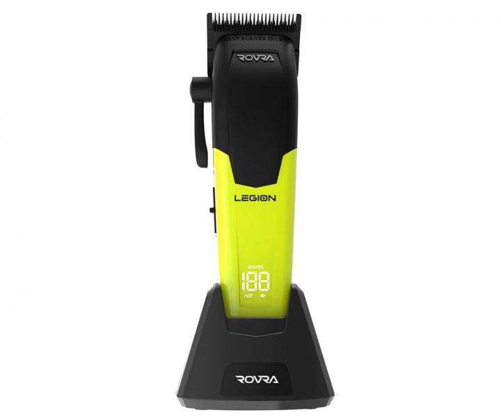 Profesion�lny strihac� stroj�ek s v�menn�mi krytmi Rovra Legion Professional Hair Clippers - zelen�/zlat�/�ierna