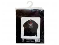 Pnska pltenka na strihanie vlasov a fzov Pirates of the Barbertime Crystal Barber Cape - ierna