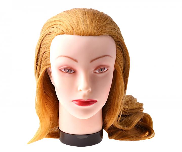 Cvin hlava s umelmi vlasmi  Eurostil Profesional - svetl blond, 45-50 cm