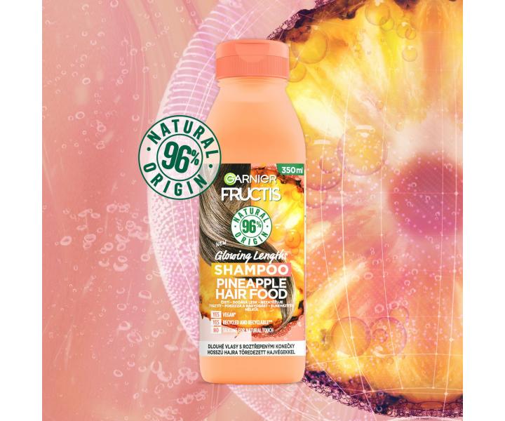 Rozjasujci ampn pre dlh vlasy Garnier Fructis Shampoo Pineapple Hair Food - 350 ml