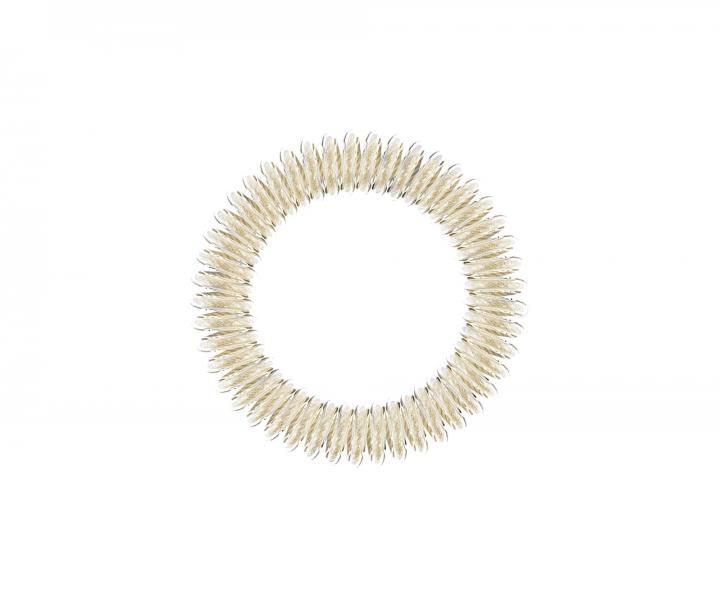 Sada ozdobn�ch �pir�lov�ch gumi�iek Invisibobble Sprunchia Slim You're Golden Set