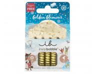 Sada tipce do vlasov a pirlovch gumiiek Invisibobble Aprs-Ski Golden Glamour