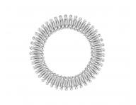 Tenk pirlov gumika do vlasov Invisibobble Slim Chrome Sweet Chrome - strieborn, 3 ks