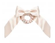 Ozdobn pirlov gumika s maou Invsibobble Scrunchie Slim Ballerina Bow - ruov