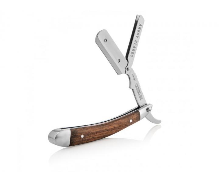 Klasick britva na holenie fzov Angry Beards Shavette ika