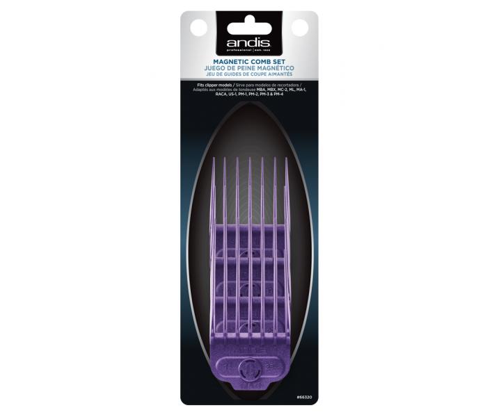 Sada magnetickch nadstavcov Andis Magnetic Comb Set - 4 ks