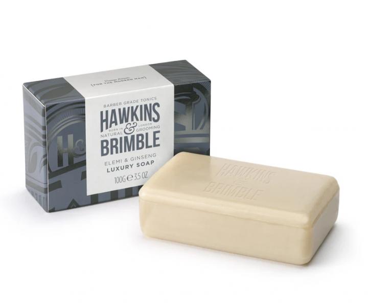 P�nske �istiace mydlo na telo a ple� Hawkins & Brimble Elemi & Ginseng - 100 g - expir�cia