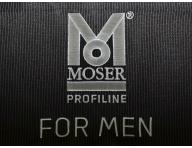 Pltenka na strihanie vlasov a holenie fzov Moser Barber for Men 142 x 152 cm - ierna