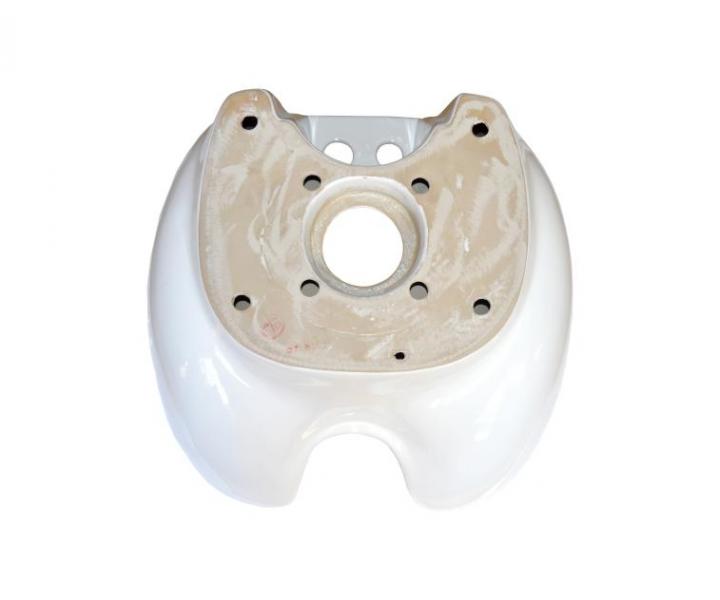 Detail - umvadlo pre umvac box - keramick, biele - II. akos - kaz glazry