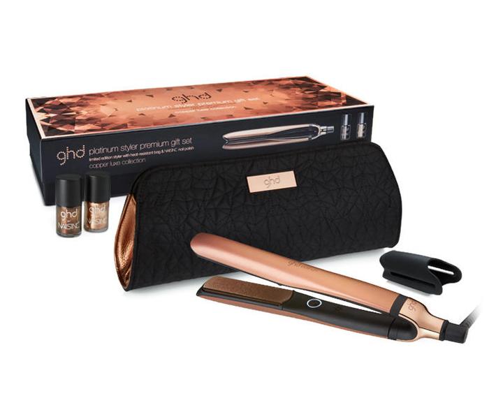 ehlika na vlasy GHD Platinum Copper Luxe + 2 laky na nechty