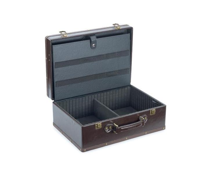 Retro kufor na pomcky Barburys Sibel - tmavo hned