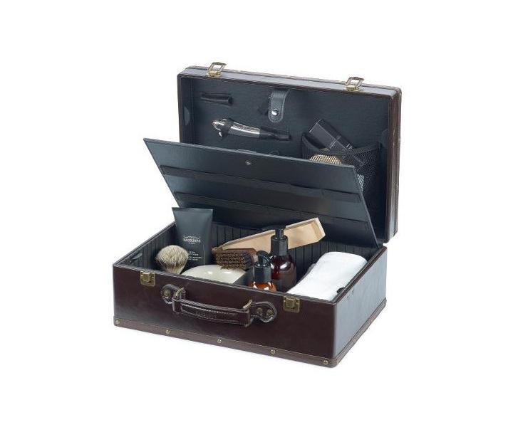 Retro kufor na pomcky Barburys Sibel - tmavo hned