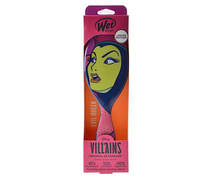 Kefa na rozesvanie vlasov Wet Brush Original Detangler Disney Villains Evil Queen - tmavo modr