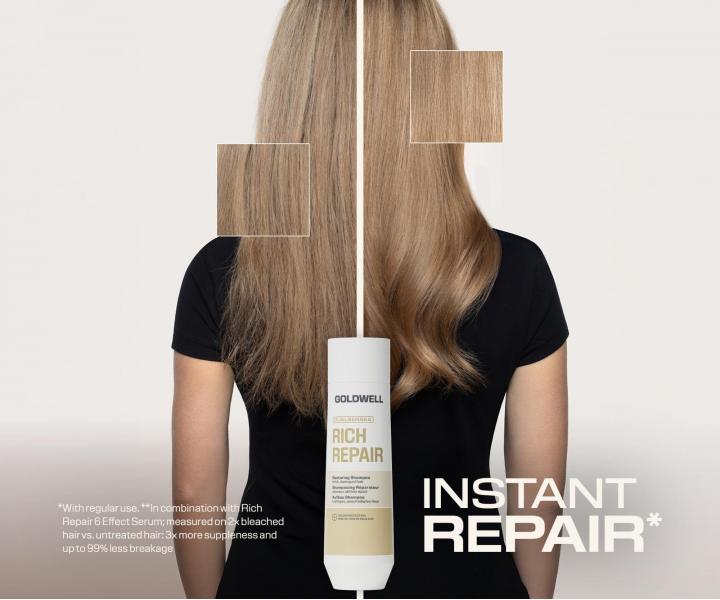 Rad pre such� a po�koden� vlasy Goldwell Dualsenses Rich Repair