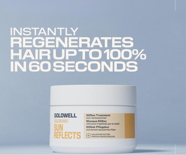 Intenz�vne regenera�n� maska ​​pre vlasy vystaven� slnku Goldwell Dualsenses Sun Reflects 60sec Treatment - 200 ml