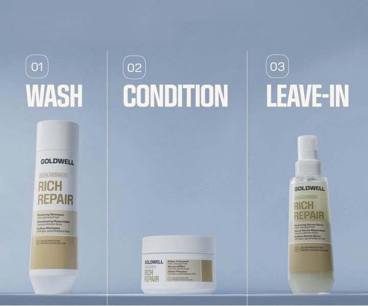 Rad pre such� a po�koden� vlasy Goldwell Dualsenses Rich Repair